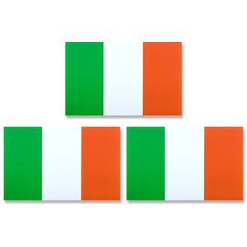 JBCD Ireland Irish Flag Magnet Decal - for Car SUV Truck, 3 Pack, 3x5 Inches