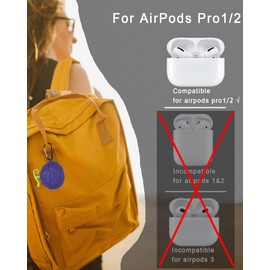[2Pack] Fruit Cover for AirPods Pro Case Cute 2019,3D Cartoon Silicone Protective Accessories Set Kit for Devil Fruit for AirPods Pro 1st Generation Case for Boy Girl(Purple&Red Yellow Devil Fruit