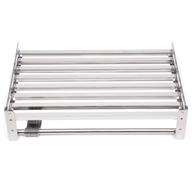 CNCEST Wall Mount Microwave Oven Shelf Kitchen Item Storage Bracket