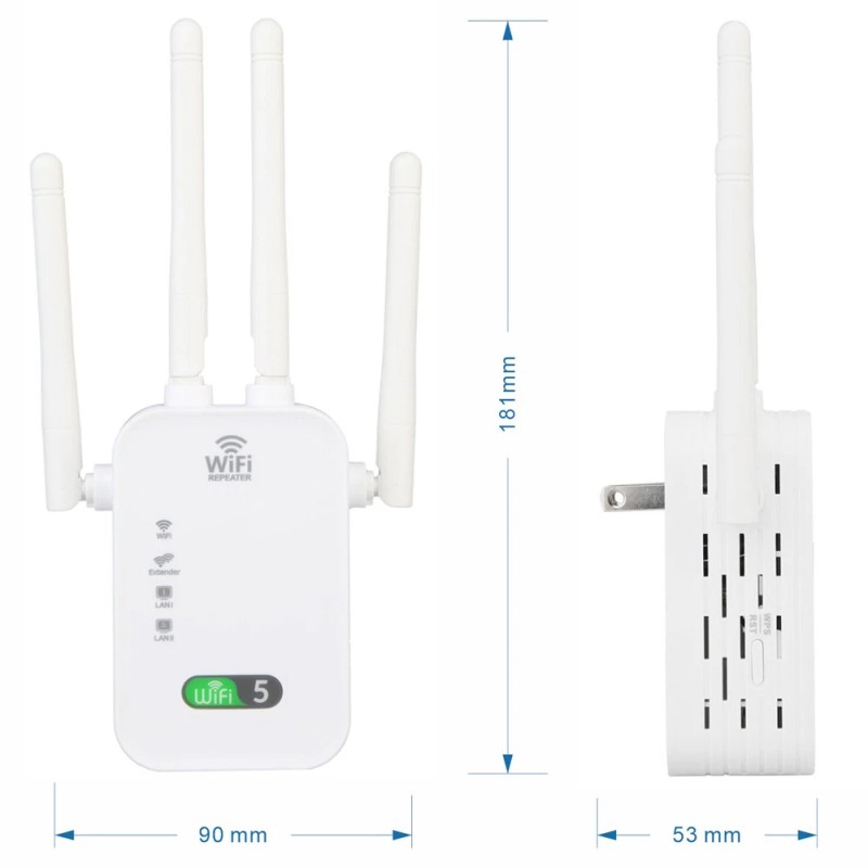 fenvi WiFi Extender Booster Repeater 1200Mbps for Full Home Coverage