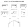 Mag Lock 500KG / 1200 LBS of Magnetic Holdings Force