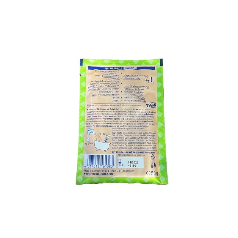 Dresdner Essenz Dreckspatz Care Bath "Wer bist denn du Apfel"