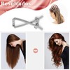 Rizador de pelo sin calor, diseño segmentado mejorado, diadema de