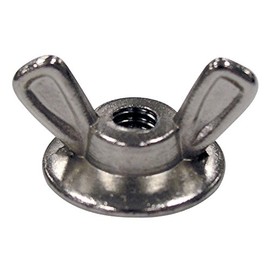Hillman 707319 Tuercas de ala lavadas a presión de zinc (1/4"-20) - 50 piezas, plata