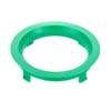 LST 4 x centring rings, spacer rings, green, for alloy