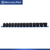 MichaelPro 1/2 Inch Low Profile Impact Socket Set, 14-Piece Low