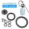 Rubber Sealing Ring,10pcs/ Set Useful Durable Rubber Sealing Ring Essential