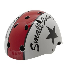 Wonder Kids Small John Children's Helmet (1 Year Old - Adult) (White & Red, M 19.7 - 22.0 inches (50 cm - 56 cm))