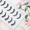 EMEDA Natural False Eyelashes, Cat Wing Fake Lashes, 3D Soft
