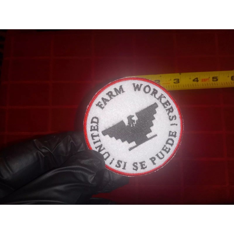 United Farm Workers "si se puede" iron on patch