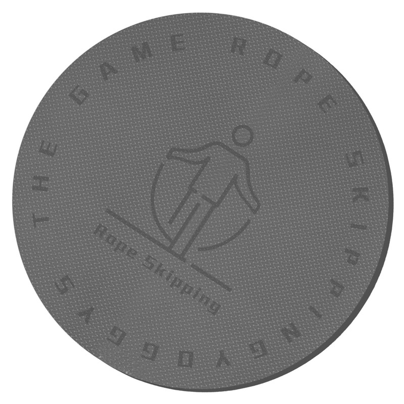 Generic Jump Rope Mat, Grey, Multi-Sport Exercise Mat, Non-Slip, Sound