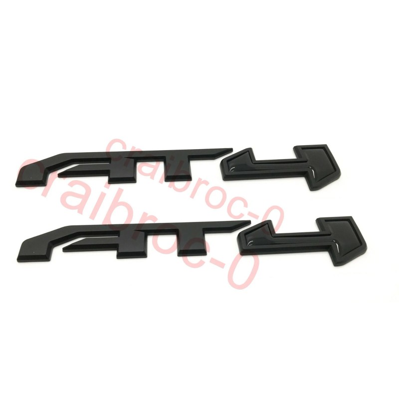 GMC 3Pcs Black 2019 - 2025 GMC SIERRA 1500 AT4