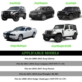 (Green) - Danti 3pcs Audio Air Conditioning Button Cover Decoration Twist Switch Ring Trim for Jeep Wrangler JK JKU Compass Patriot 2011-2016 (Green)