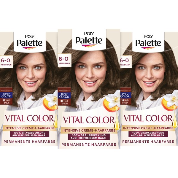 Poly Palette Vital Color Intensive Cream Hair Colour 6-0 Light