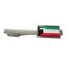 Kiola Designs Thin Bordered Kuwait Flag Square Tie Clip