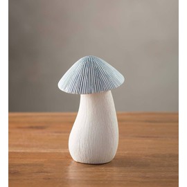 VivaTerra Handcrafted Ceramic Mushroom Diffuser, Aromatherapy Essential Oil Diffuser Shaped Like a Mushroom, Ceramic Diffuser for Bathroom, Entryway, Kitchen (Small)