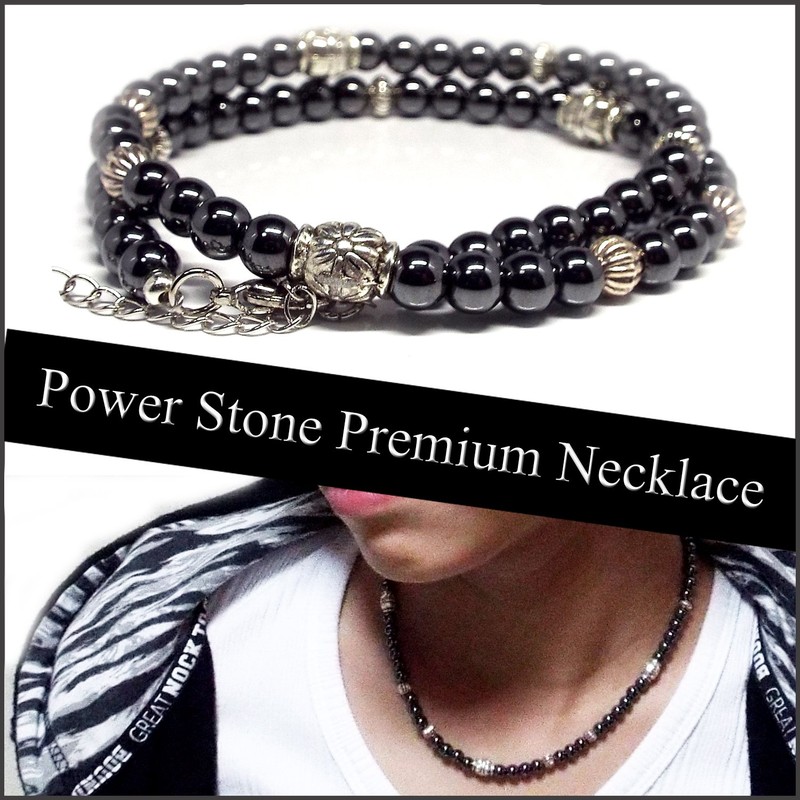 【SION】天然石 ネックレス パワーストーン プレミアム ネックレス ヘマタイト