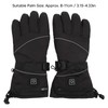 USB Heated Gloves 3 Temperature Gears Waterproof Windproof Keep Warm