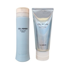 The Saem (Hyundai Hmall) Onnuri The Saem Cell Renew Bio Micro Peel Cleansing 2 Types (Softgel + Cleansing Foam) / (현대Hmall) 온누리 더샘 셀 리뉴 바이오 마이크로필 클렌징2종 (소프트젤+클렌징폼)