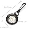 WONOLO Clip on Carabiner Luminous Face FOB Digital Watch for