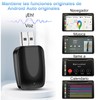 Kammoy Adaptador Inalámbrico para CarPlay y Android Auto, 5 GHz,