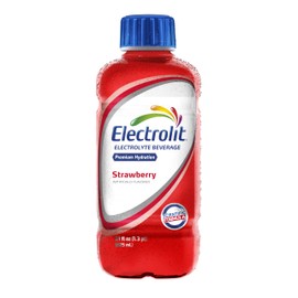 Electrolit, Electrolyte Beverage, Strawberry, 21 Fl Oz bottle (Pack of 12)
