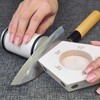 White Rolling Knife Sharpener, Professional Rolling Knife Sharpener Kit with