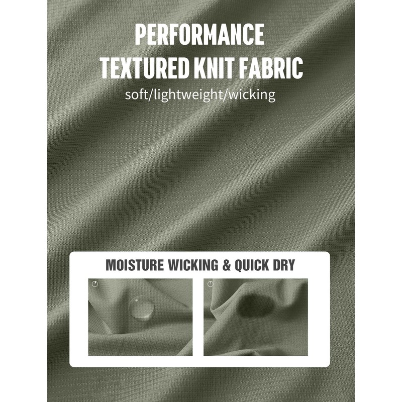 Mens Workout Shirts Quick Dry Short Sleeve Athletic Tee Moisture