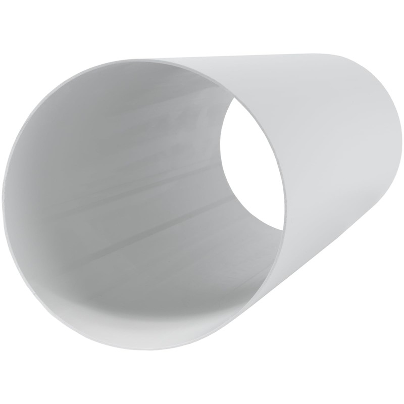 HVAC OV 5"" Inch Round Straight 12"" Inch Long Plastic