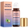 Bealions Castor Oil Roll for Face: With Massaging Rollers -