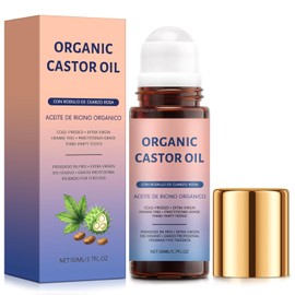 Bealions Castor Oil Roll for Face: With Massaging Rollers - Deep Hydration Skin Moisturizer 35-65 Birthday Valentine's Gift for Women / 얼굴용 빌리언 캐스터 오일 롤: 마사지용 롤러가 있는 - 딥 하이드레이션 스킨 모이스처라이저 35-65 여성을 위한 생일 발렌타인 선물
