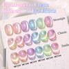 Double Rhythm Cat Eye Gel Nail Polish Set of 6