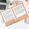 Nizirioo Kraft Paper Presentation Folder Kraft Paper: Pack of 15