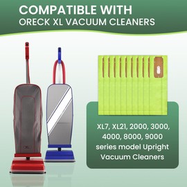 PureSturdy 20 Pack Vacuum Bags Compatible with All Oreck XL Upright Vacuums Cleaner Type CC Bags. Replaces Part # CCPK8DW, CCPK8, AK1CC6A.