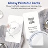 Avery Printable Rectangle Rounded Corner Business Cards, Sure Feed Technology,