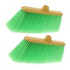 Baluue 2pcs Broom Replacement Angled Cleaning Broom Refills Sweeper for