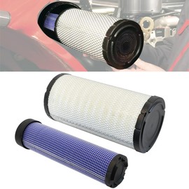 P828889 P829333 Air Filters Set Compatible with John Deere AT171853 AT171854 Kubota SVL90 SVL90-2 Wix 46562 46569 Case 222421A1 222422A1