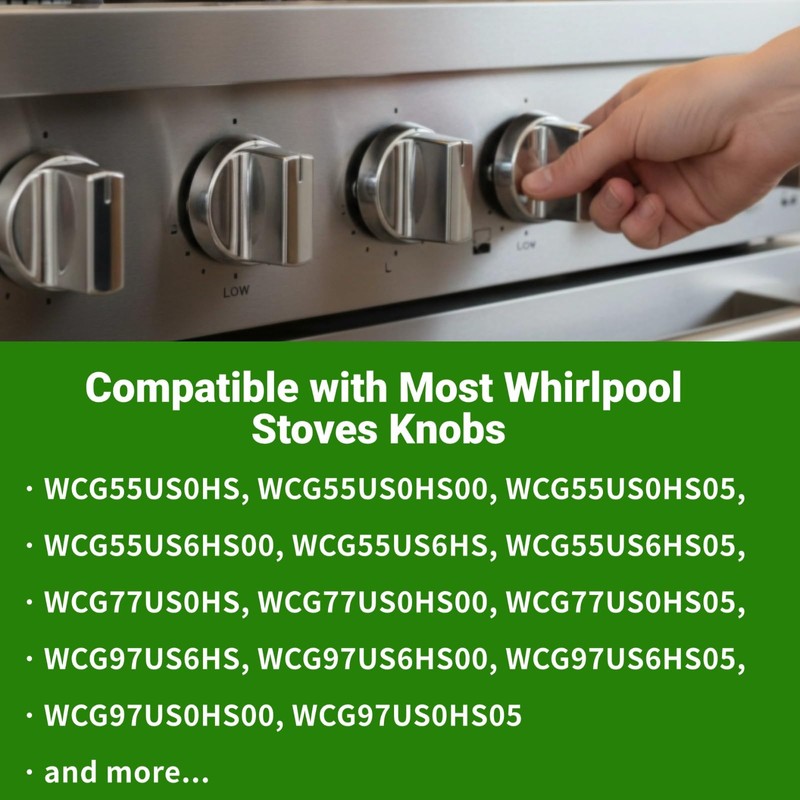 W10850010 Stove Knobs for Whirlpool Gas Range Stove W 10850010