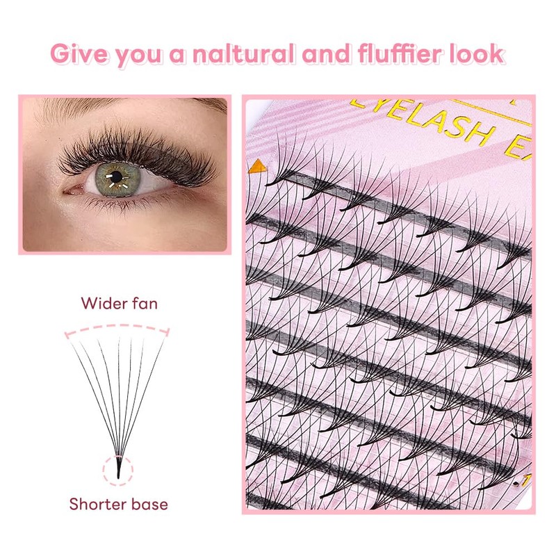 Arison Lashes Premade Lashes Fans False Eyelash Russian Extension Volume
