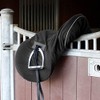 Cottage Craft Equestrian Saddle Cover - Soft Fleece Horse Black