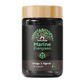NatuRise® Omega 3 Vegan - Algae Oil - 804mg DHA & EPA - High Dose - 60 Capsules - New Formula - Laboratory Tested - Triglyceride Shape - Carrageenan Free - UV Glass (120)