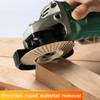 BLEKOO 4PC Angle Grinder Wood Carving Disc Set, 4" &