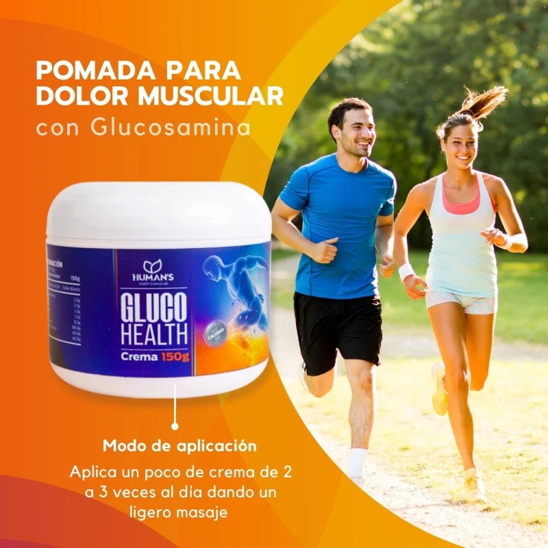 Human's Health Science Lab Glucohealth Crema Muscular 150g