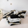 Merryword Black White Marble Comforter Set King Size 8 Pieces