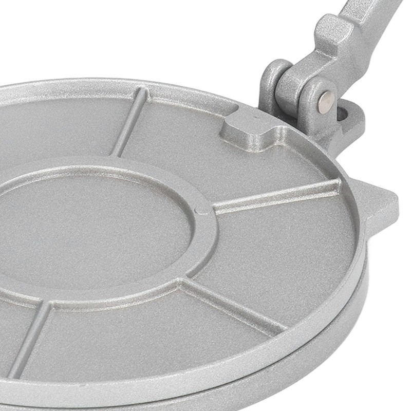 Tortilla Press 7.7in Rust Proof Aluminum Alloy Silver Heavy Duty