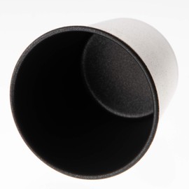 Endoshoji Professional Strong Coat Pudding Cup, Fluororesin, Stainless Steel/Teflon, Made in Japan