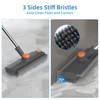 Scrub Brush with Long Handle, Floor Scrub Brush Squeegee Broom