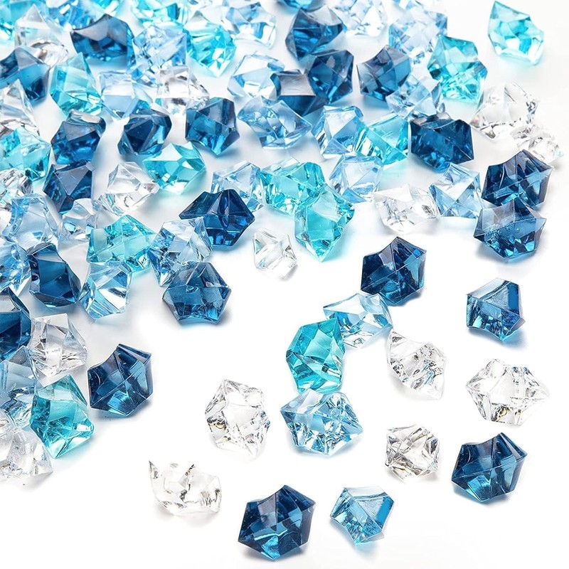 WADY Acrylic Crushed Ice Rocks - 200 PCS Fake Ice