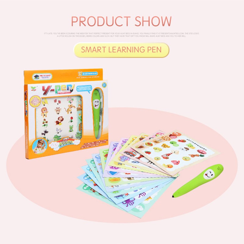 Electronic English Book with Smart Logic Learning Pen Early Education
