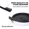 Foam Insulation Tape self Adhesive,Weather Stripping for Doors and Windows,Sound